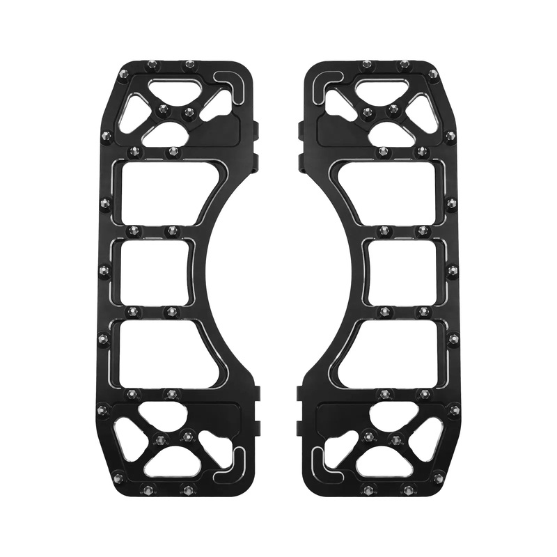 CNC Wide Offroad Rider Floorboards for Harley Softail Touring | Mactions