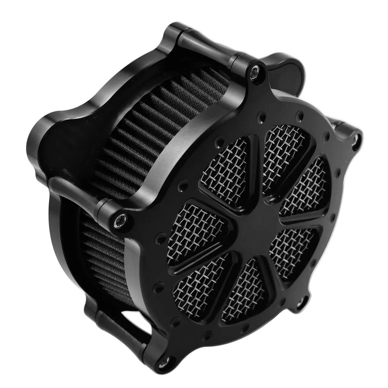 Dots Black Air Cleaner Filter For Harley Touring Trike ’17-’25 Softail ’18-’24