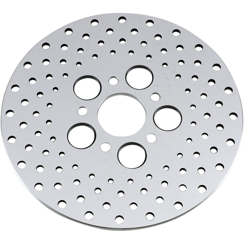 Drilled Stainless Steel Brake Rotor – Front/Rear – 10″ – 72-84 FL / 74-77 FX