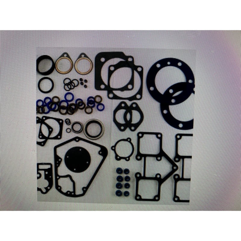 Engine Gasket Kit shovelhead Harley-Davidson Ultima + ex inlet seals 1970-84