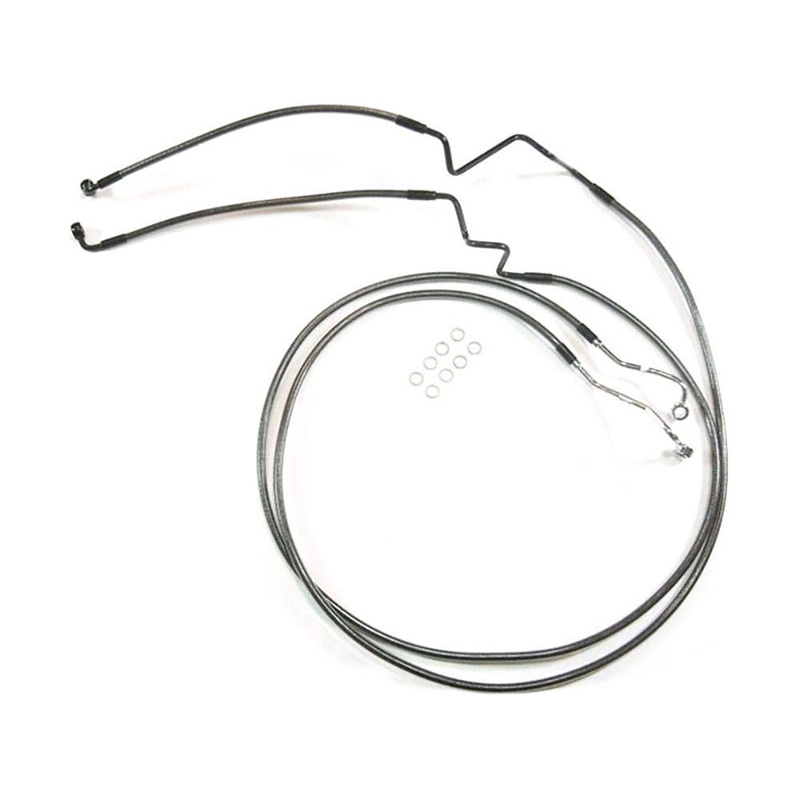 Lower Front Brake Line – Black Pearl. Fits Touring 2014up with ABS.