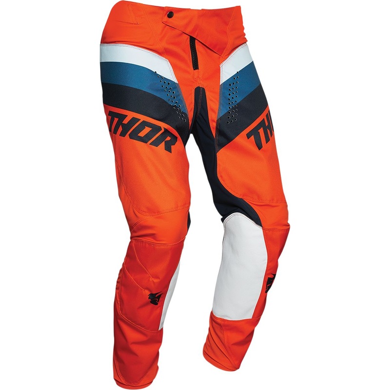 Thor Pulse Racer Youth Textile Trouser Orange / Midnight