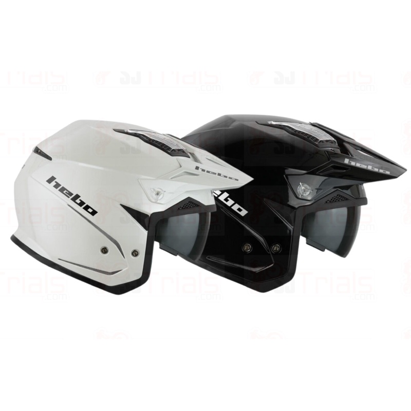 HEBO ZONE 5 MONOCOLOUR TRIALS HELMET V6 2024 DESIGN