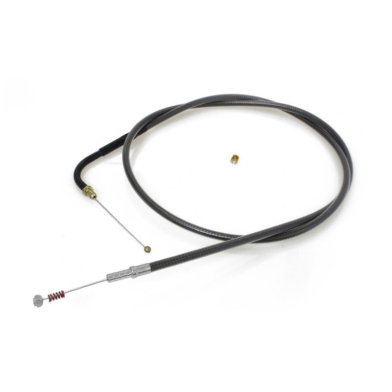 47-1/2in. Idle Cable – Black Pearl. Fits Big Twin 1996-2017.