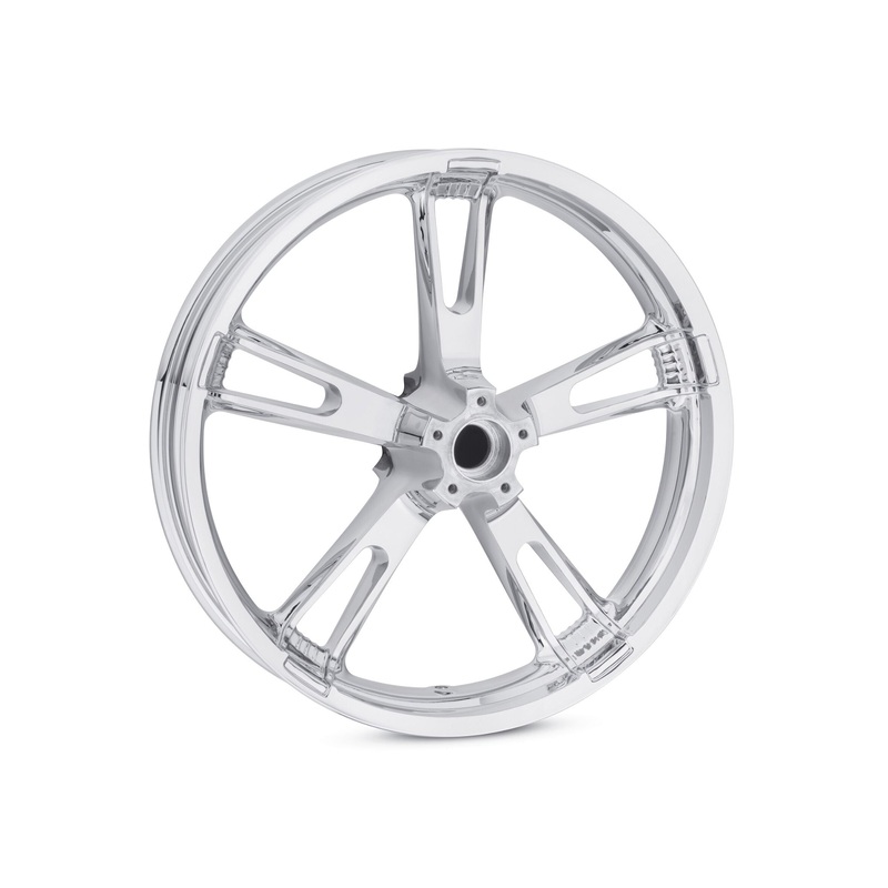 Harley Davidson 43300324 Enforcer 19 in. Front Wheel – Trike KIT WHEEL ENFORCER MIRROR CH 19X3.5 FR