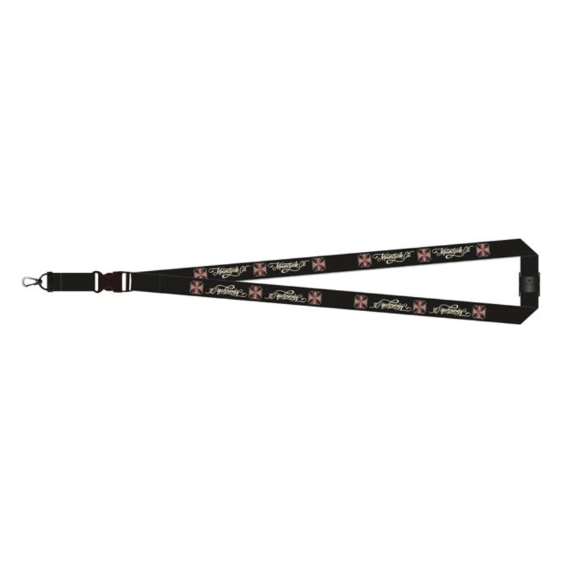 West Coast Choppers Motorcycle Co. Lanyard Black